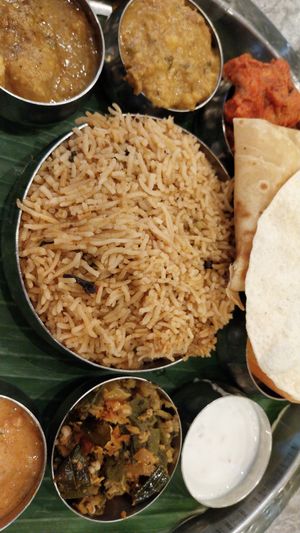 North Indian Thali at Arya Bhavan in Paris