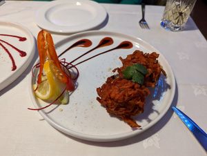 Onion Bhaji at Turmeric Gold in Coventry