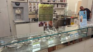 The vegan milk ice creams at Casa del Gelato in Albenga