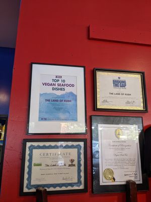 Decor at The Land of Kush in Baltimore