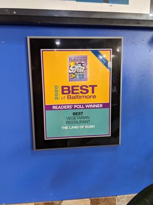 Awards at The Land of Kush in Baltimore