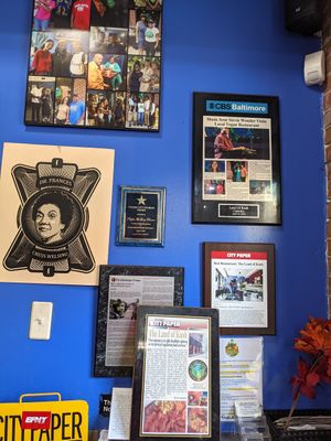 Decor at The Land of Kush in Baltimore