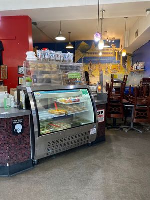 No indoor seating now because of Covid  at The Land of Kush in Baltimore