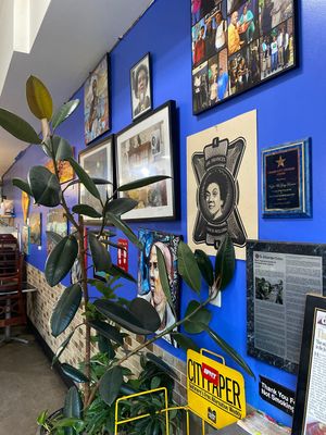 Wal of fame  at The Land of Kush in Baltimore