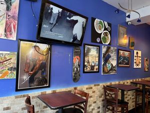 A few seats…. Eat your food while it’s hot!   at The Land of Kush in Baltimore