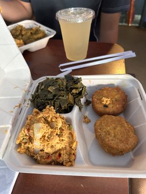 Crab cakes   at The Land of Kush in Baltimore