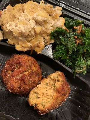 Crabcakes  at The Land of Kush in Baltimore