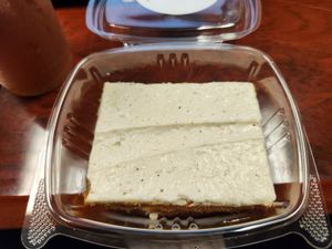 Carrot cake at The Land of Kush in Baltimore