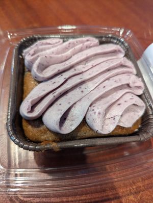 Blueberry lemon cake at The Land of Kush in Baltimore