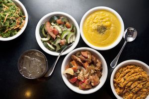 We are VeganSoul! Experience good food and a healthy way of living! The Land of Kush inspires you to feed your spirit. The ultimate vegan experience! at The Land of Kush in Baltimore