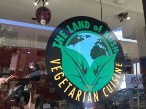 Outside at The Land of Kush in Baltimore