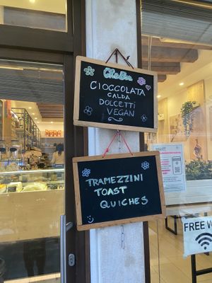 Signs  at CheBon in Venice