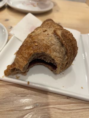 Croissant with blackberry filling  at CheBon in Venice