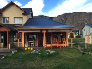 outside at Prana Bar Natural in El Chalten