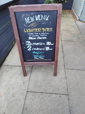 No vegan main on lighter bites menu at Cottage Loaf in Wirral