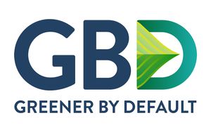 Logo design for Greener By Default at Bonfilio Design in Charlotte