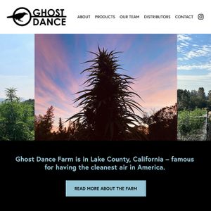Squarespace website design for Ghost Dance Farm at Bonfilio Design in Charlotte