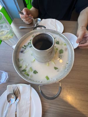 Tom Kah- quality changes from time to time but pretty good! Usually they have the good mushrooms   at Thai Elephant of Morro Bay in Morro Bay