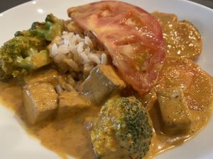 Massaman Curry - delish! at Bouldin Creek Cafe in Austin