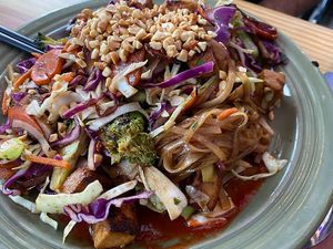 South Austin Stir Fry  at Bouldin Creek Cafe in Austin