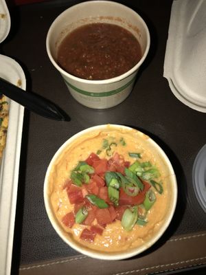 Vegan queso & salsa   at Bouldin Creek Cafe in Austin