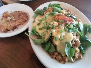 tofu rennadict at Bouldin Creek Cafe in Austin