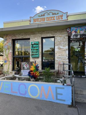 Entrance  at Bouldin Creek Cafe in Austin