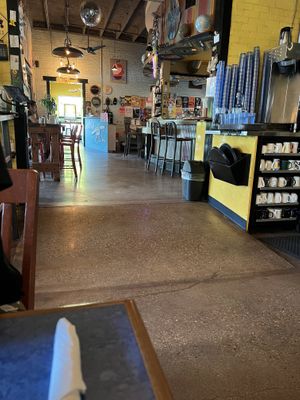 Never ending character   at Bouldin Creek Cafe in Austin