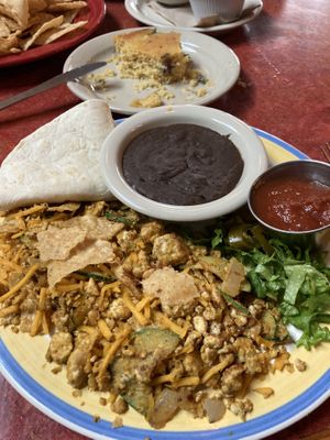 Migas plate  at Bouldin Creek Cafe in Austin