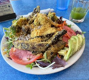Tarzens big salad #Veganuary at Bouldin Creek Cafe in Austin