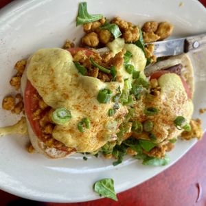 Egg Benedict  at Bouldin Creek Cafe in Austin