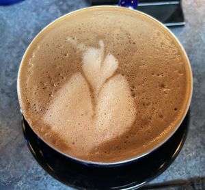 Masala Mocha with soy milkk  at Bouldin Creek Cafe in Austin