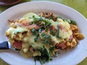 Rennedict (vegann at Bouldin Creek Cafe in Austin