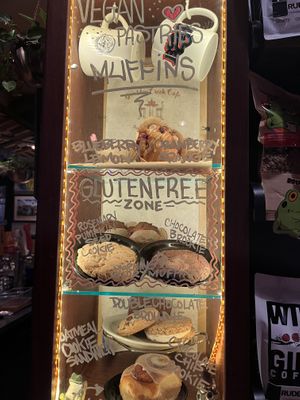Pastry case  at Bouldin Creek Cafe in Austin
