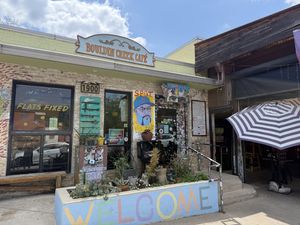 Bouldin Creek Cafe: view from the street   at Bouldin Creek Cafe in Austin