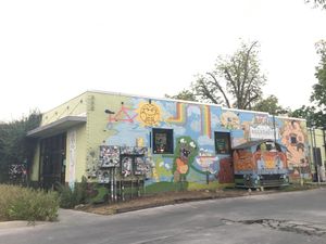 Side Exterior - there’s a car park  at Bouldin Creek Cafe in Austin