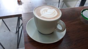Oat milk latte at WILDSIDE in Chiang Mai