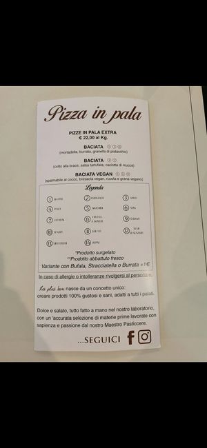 Legende für Allergien at Les Plus Bon in Tortoreto