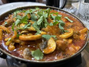 Mushroom Dhansak  at International Restaurant in Bradford