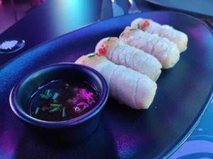 Cheese and bacon filled at Guakame Street Food in Valencia