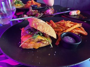 Bocata de heura at Guakame Street Food in Valencia