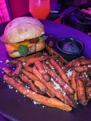 Bocadillo de heura at Guakame Street Food in Valencia