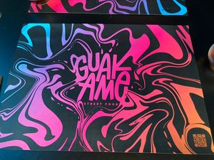 Menu QR Code  at Guakame Street Food in Valencia