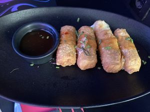 Cheese rolls  at Guakame Street Food in Valencia