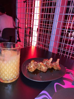 Cauliflower wings  at Guakame Street Food in Valencia