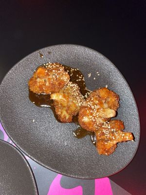 Cauliflower wings (the taste is so good!)  at Guakame Street Food in Valencia