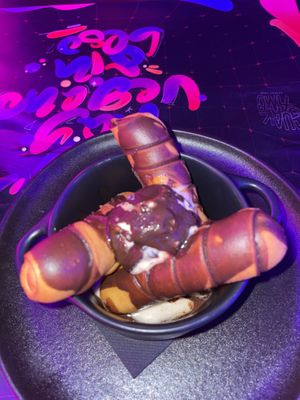 Choco tequeños  at Guakame Street Food in Valencia