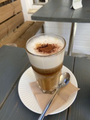 Café latte ☕️  at Surla in Tarifa