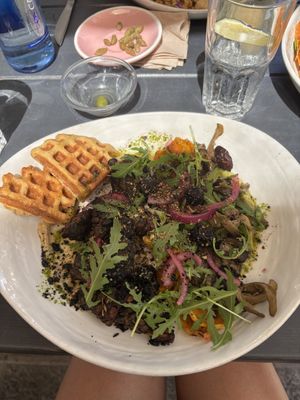 Tempeh de alubias  at Surla in Tarifa