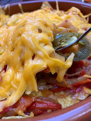 Nachos herbívoros at Sunset in Alp